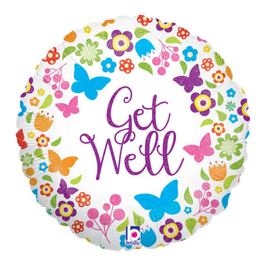 Get Well - Butterflies - Standard