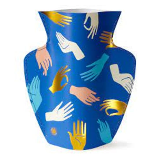 Octaevo Hamsa Blue Vase - Standard