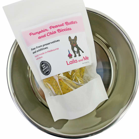 Dog Bowl & Leila Bone Treats - Standard