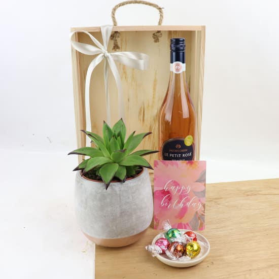 Happy Birthday - Rose Hamper - Standard