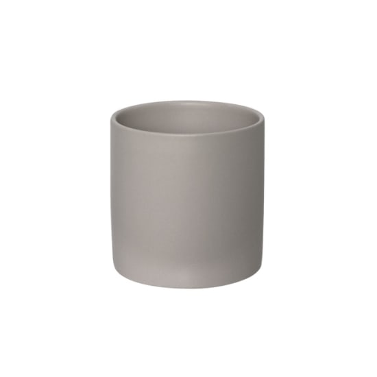 Matte Light Grey Pot - Medium - Standard