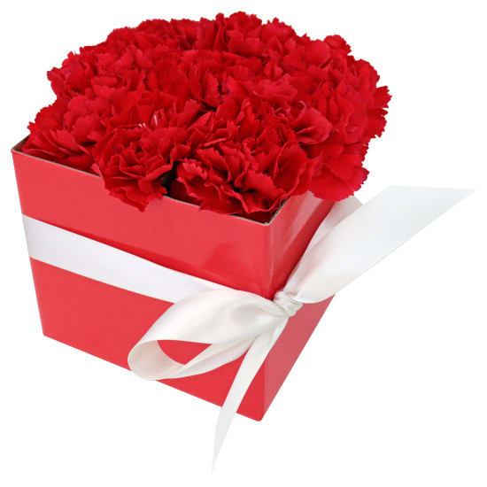 Christmas Red Flower Box  - Standard