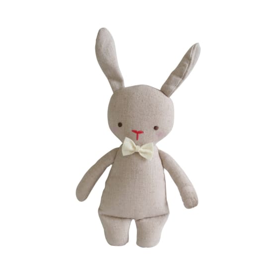 Linen Rattle Bunny - Standard