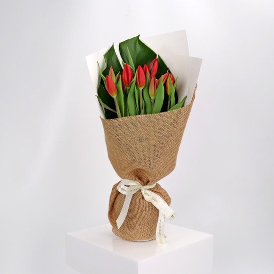 Red Tulip Bunch - Standard