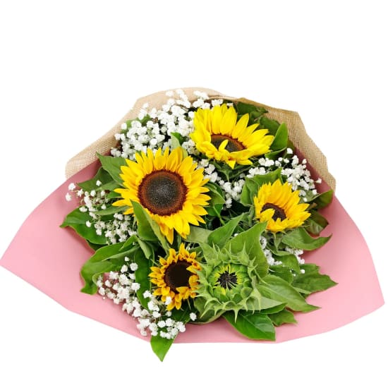 Mums Day Cheerful Sunflowers - Premium