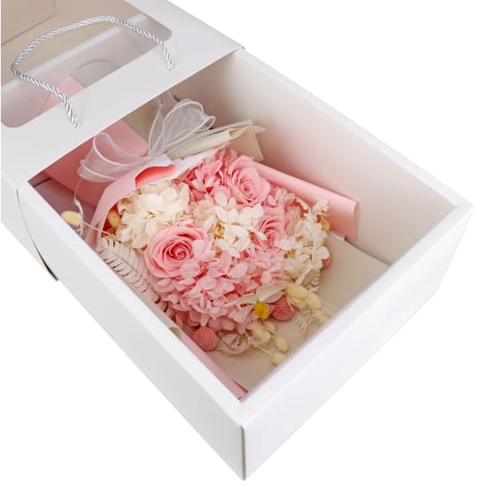 Preserved Pink Posy - Standard