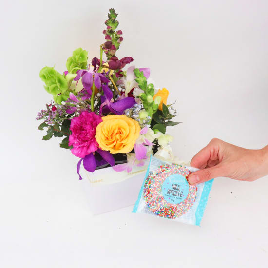 Posy Box with Surprise Treat - Standard