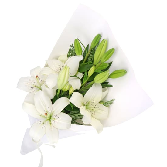 White Lily Bunch - Standard