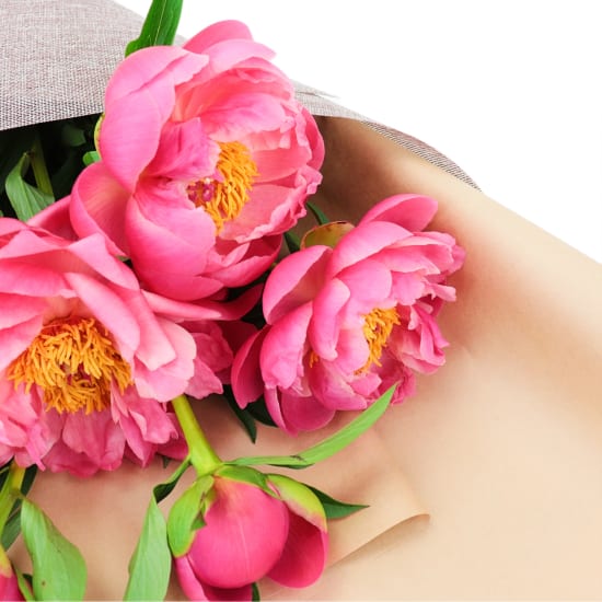 Coral Crush Peonies - Standard