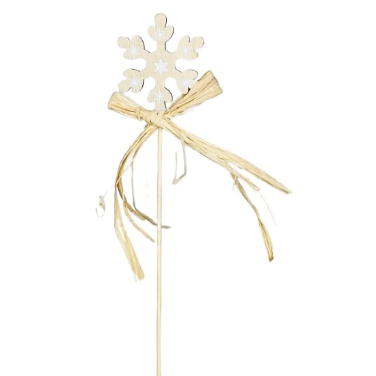 Christmas Snowflake Pick  - Standard
