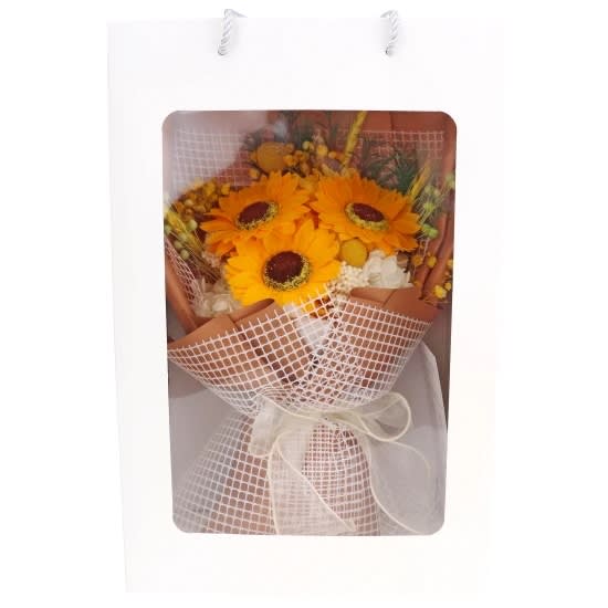 Preserved Yellow Posy  - Standard