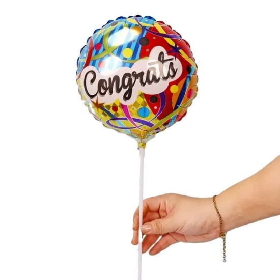 Congrats Balloon Pick  - Standard