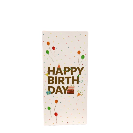 Happy Birthday Chocolate Card  - Standard