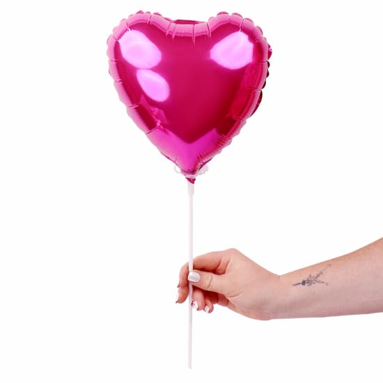 Hot Pink Heart Pick  - Standard