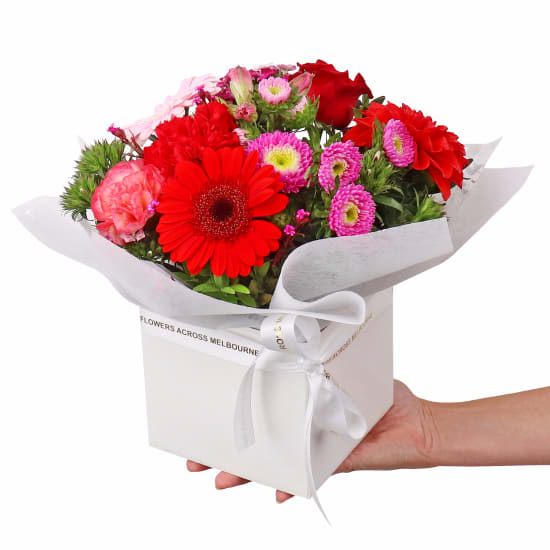 Red & Pink Florist Choice Box  - Standard