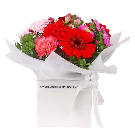 Red & Pink Florist Choice Box  - Standard