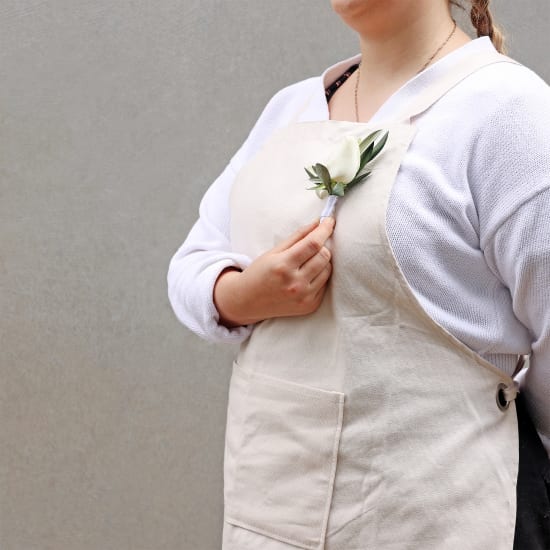 Eternal Whites Buttonhole  - Standard