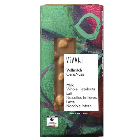 Vivani Organic Hazelnut Bar  - Standard