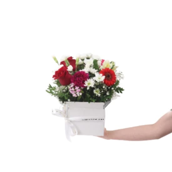 Valentine’s Flower Box – Florist’s Choice - Deluxe