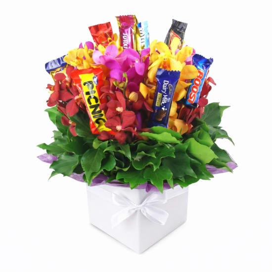 Sweet Mix Chocolate Posy Box  - Standard