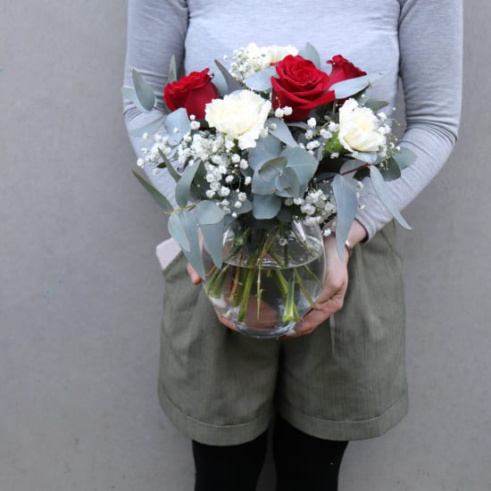 Little Love Teardrop Vase Arrangement - Standard