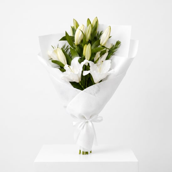Fragrant White Oriental Lilies - Standard (view 2 of 4)