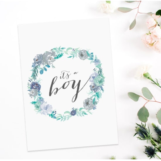 Its A Boy Card - Standard