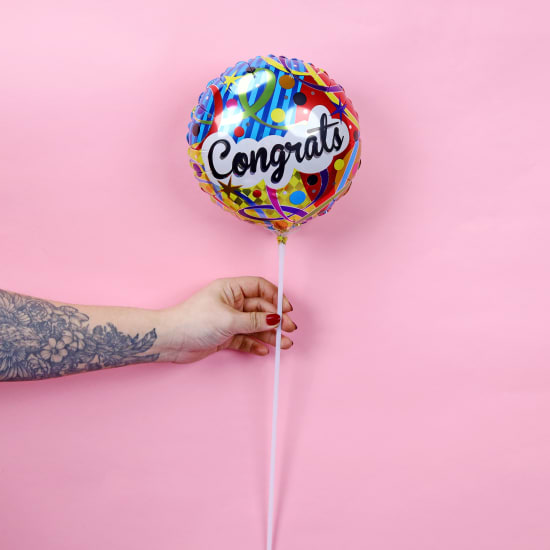 Congrats Balloon Pick - Standard