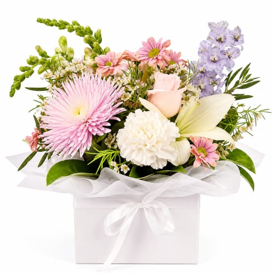 Florist Choice Pastels Box - Deluxe (view 2 of 3)