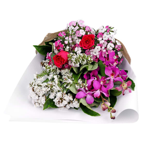 Whimsical Charm Flower Posy  - Deluxe