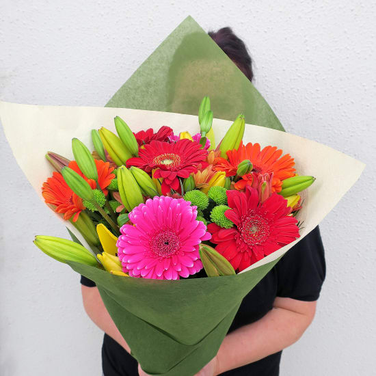Pretty Bright Mixed Flower Bouquet - Deluxe (view 2 of 4)
