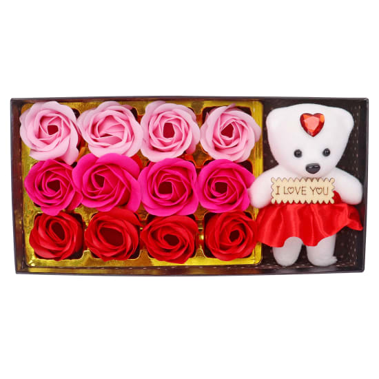 Valentines Box With Bear  - Standard