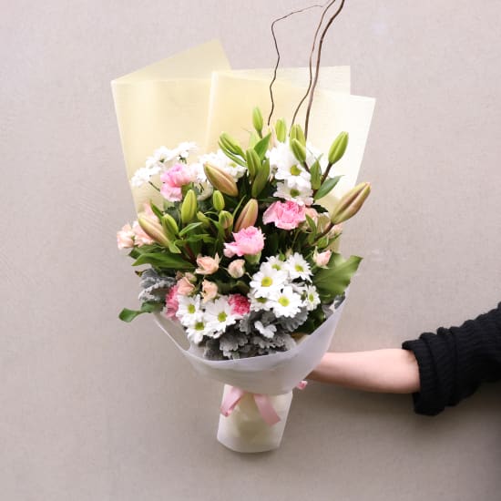 This Special Moment Pastel Bouquet - Premium