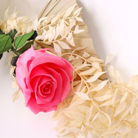 Everlasting Pink Preserved Posy - Standard