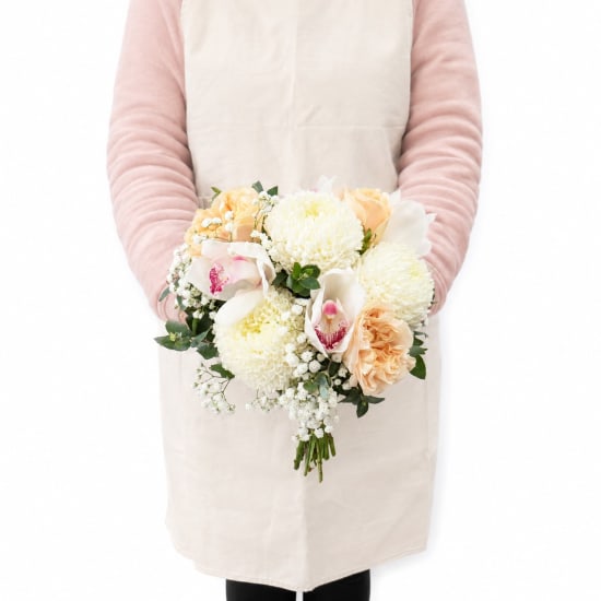 Champagne Blossoms Bridal Bouquet - Standard