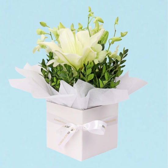 White Making Magic Posy Box - Standard