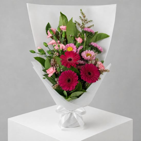 Daily Bouquet - Magenta glow and blush layers - Standard