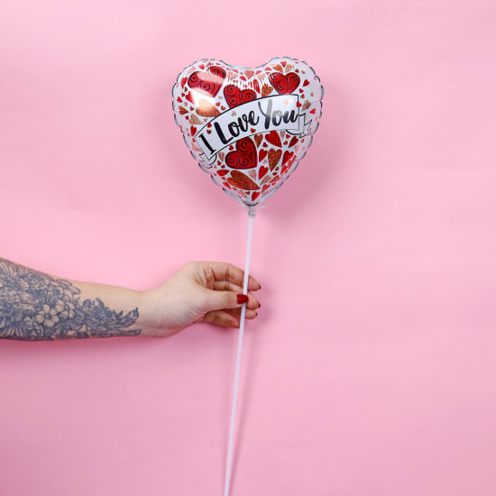I Love You Balloon Pick - Standard
