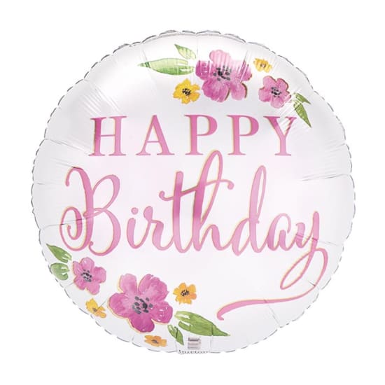 Hbd Blooms Balloon - Standard