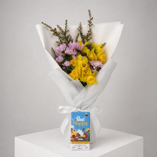 Daily Bouquet - Spring pop with pink petals - Standard