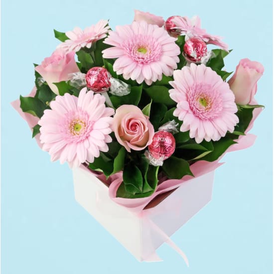 Dainty Lindt Flower Box - Standard