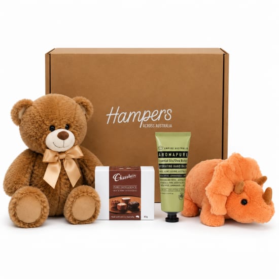 🧸🦕 Bear Hugs & Dino Cuddles Hamper 🦕🧸 - Standard
