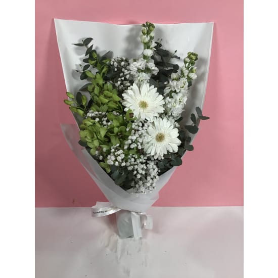 Daily Bouquet - Green orchids and white daydream - Standard