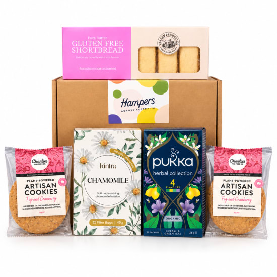 Gluten Free Tea And Bikkies Gift Hamper - Standard