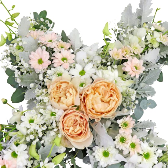 Beautiful Soul Cross Sympathy Arrangement - Standard