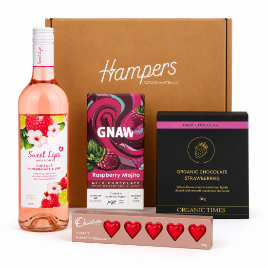 🍓💋 Sweet Lips & Strawberries Hamper 💋🍓 - Standard