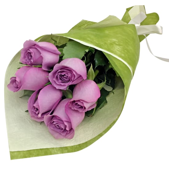 Mauve Roses Bouquet - Standard