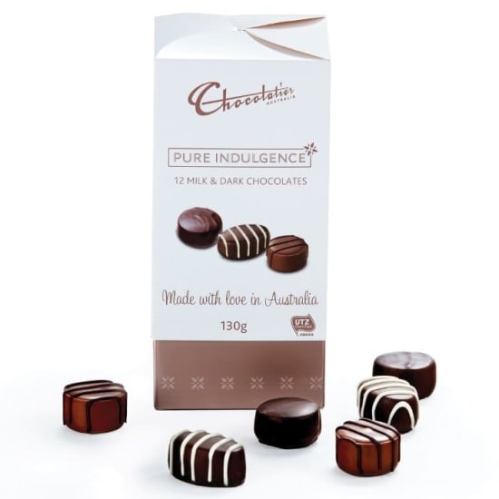 Chocolatier Milk & Dark Chocolate 130gm - Standard