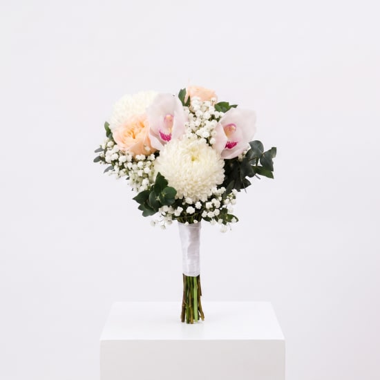 Champagne Blossom Bridesmaid Bouquet - Standard (view 5 of 6)