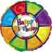 Happy Birthday - colourful